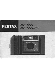 Pentax PC 555 manual. Camera Instructions.